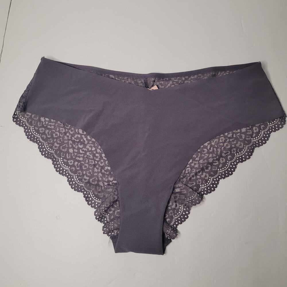 Chic Victoria's Secret Gray Lace Back Hipster Panties XL